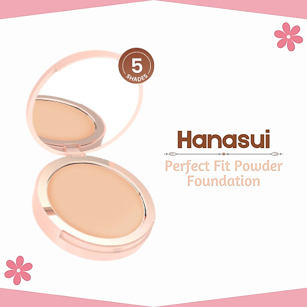 Hanasui Perfect Fit Powder Foundation/Bedak Padat