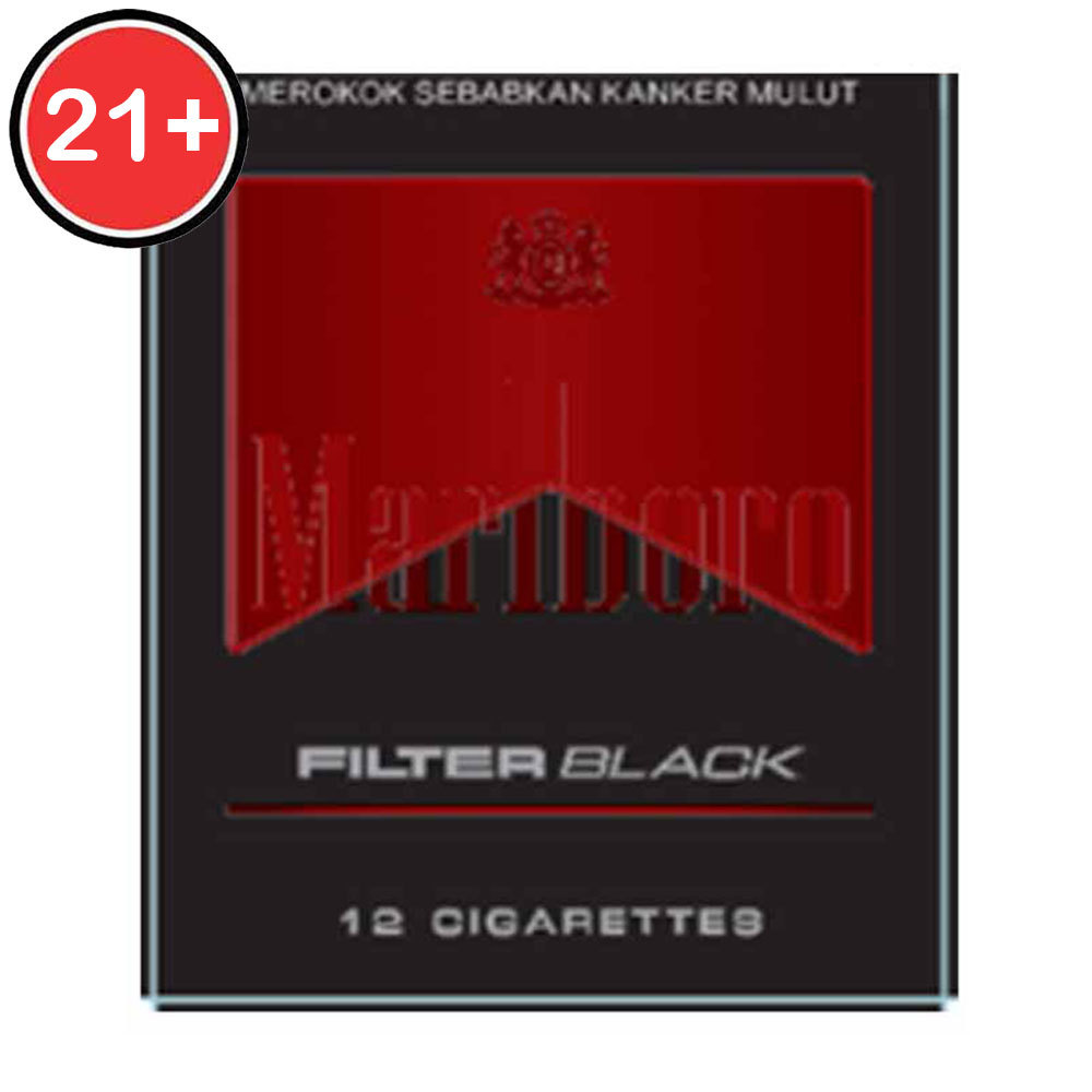 MARLBORO ROKOK FILTER BLACK 12'S
