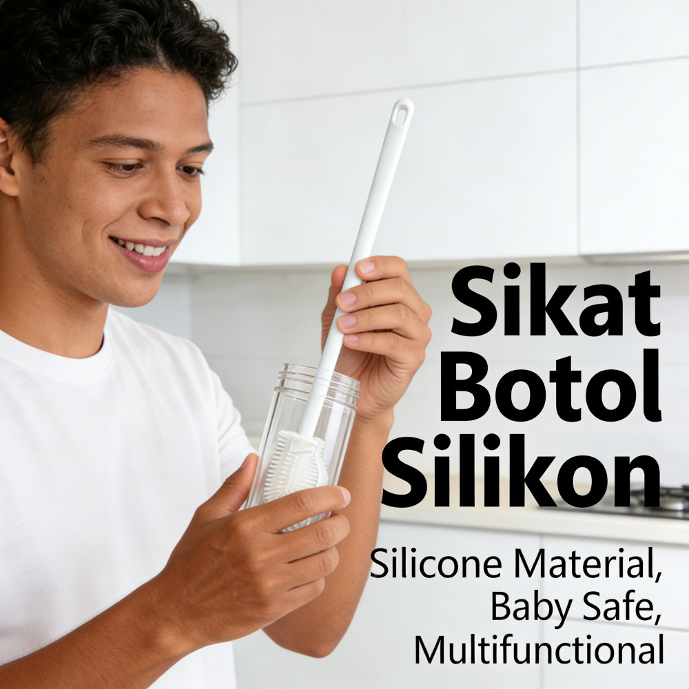 Sikat Botol Sikat Cuci Sikat Sikat Pembersih Sikat Silikon Sikat Botol Sikat Bahan Botol Silikon Mul
