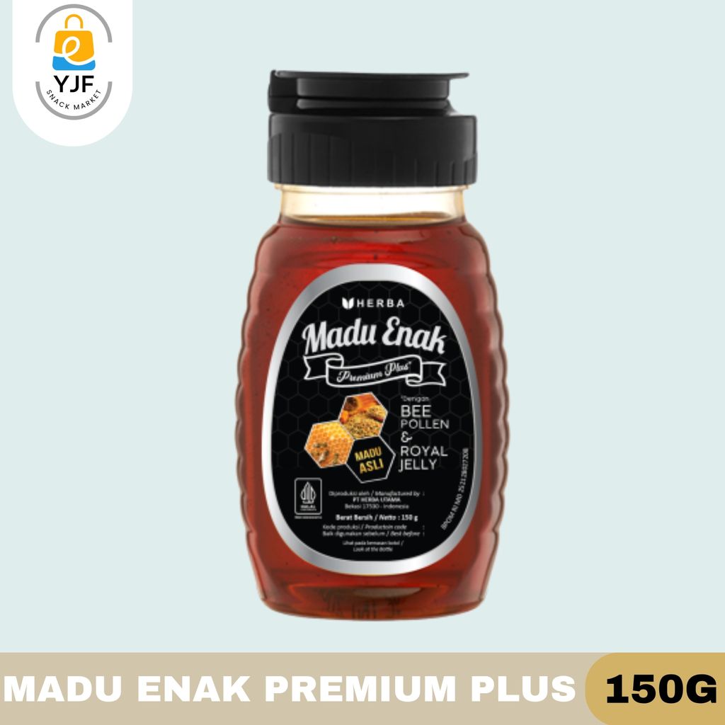 Madu Enak Premium Plus / 150g / Madu Premium / Madu / Madu Sehat / Premium Honey / Madu Botol