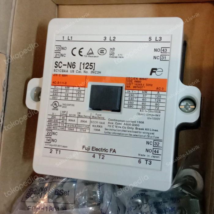 MAGNETIC CONTACTOR SC-N6 (125) / kontaktor Fuji magnetic kontaktor