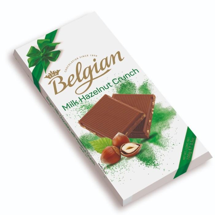 The Belgian Chocolate Import Cokelat Premium All Varian Original - Hazelnut Crunch