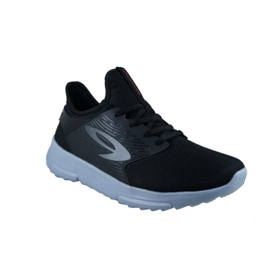910 Nineten Kiva Sepatu Running - Hitam/Abu Olahraga Running Outdoor Abu