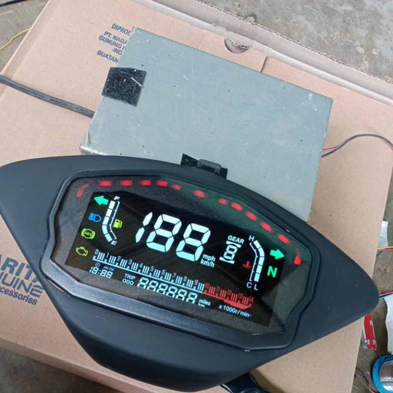 Speedometer Digital Honda Supra X125 Batman Honda 125 Karbu