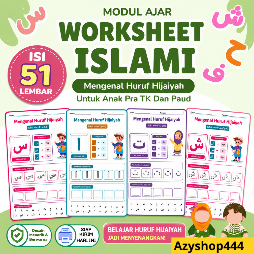 lembar worksheet anak mengenal huruf Hijaiyah Belajar Huruf Hijaiyah ada coding  Worksheet Islami Um