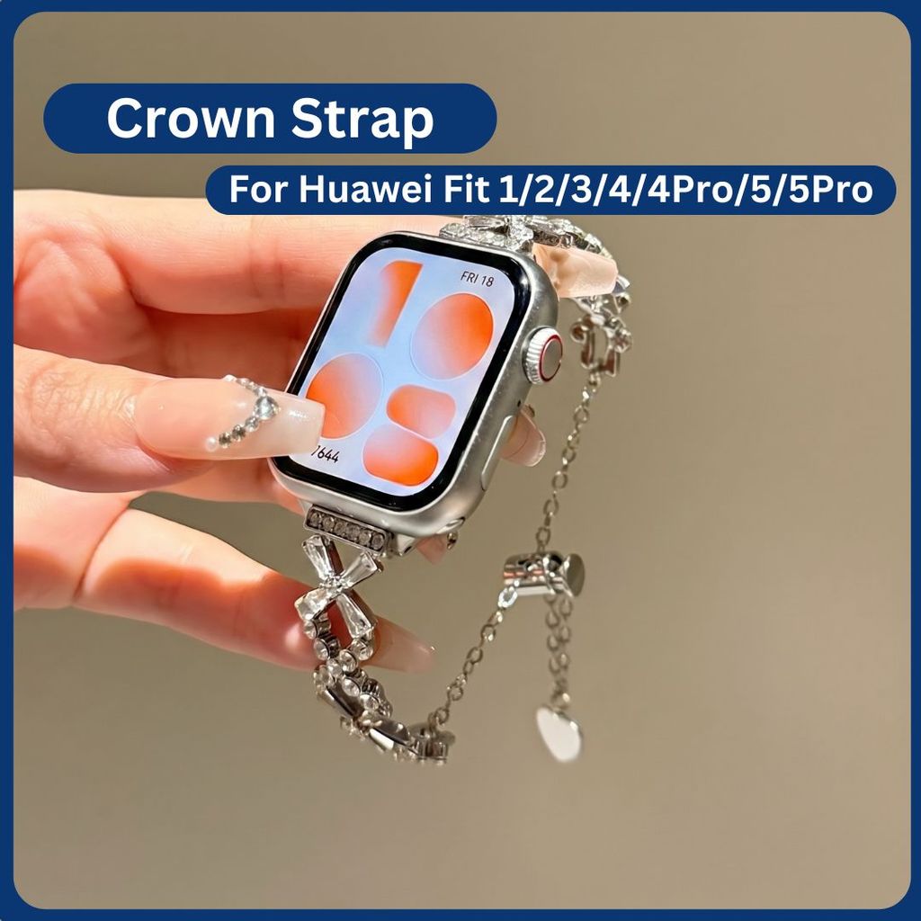 Crown Strap for Huawei Fit 1 Huawei Fit 2  Huawei Fit 3 Huawei Fit 4  Huawei Fit 4 Pro Huawei Fit 5 