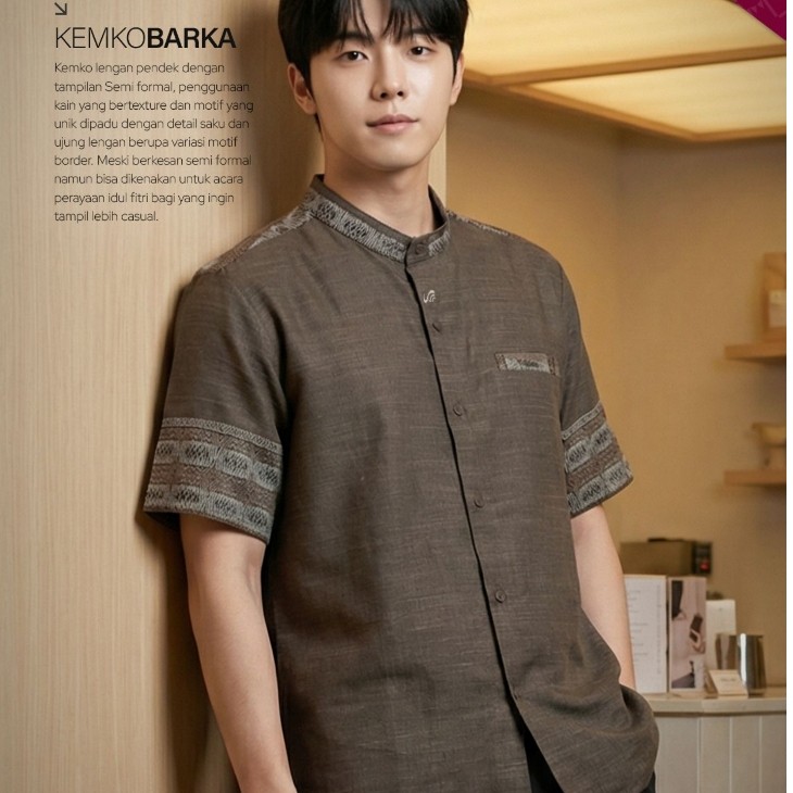 Kemko Barka | Kemeja Koko Barka | Koko Etnik  | Koko Dewasa| Baju Koko Dewasa Terbaru | Baju koko  r