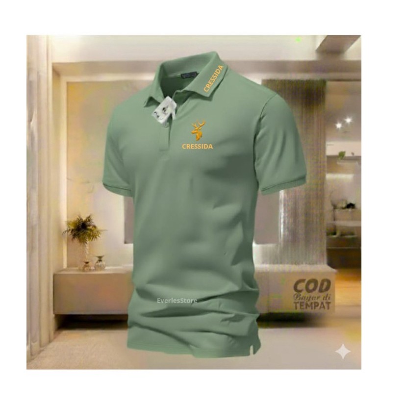 CANDU APPAREL-KAOS POLO COD-KAOS POLO KERAH  KANCING-KAOS KERAH SABLON CRESSIDA-KAOS KERAH CRESSIDA-