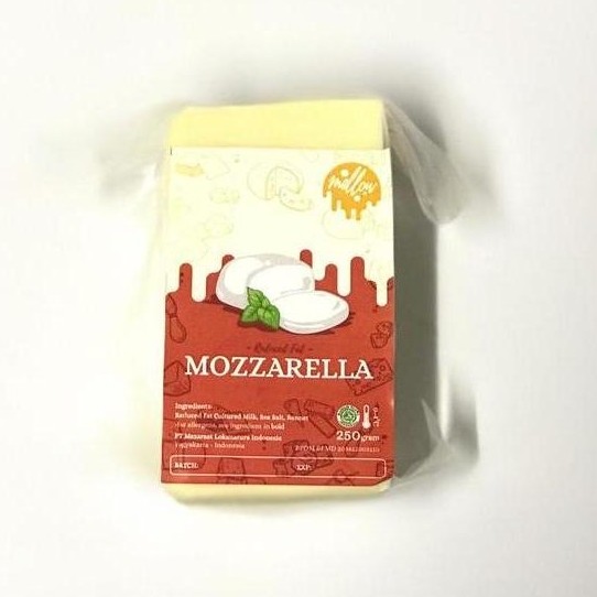 Milk- Mazaraat Mozarella Grass Fed Cheese (Keju Mozarella Low Fat) 250 Gr