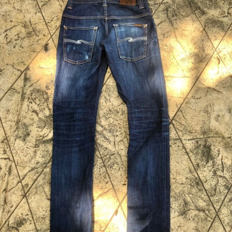 nudie jeans thin finn dry ecru embo