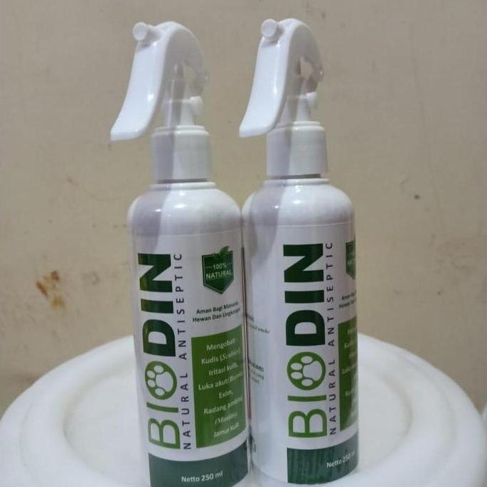 Biodin Spray Untuk Sapi 250ml Natural Obat PMK Sapi Ampuh Obat PMK Kambing