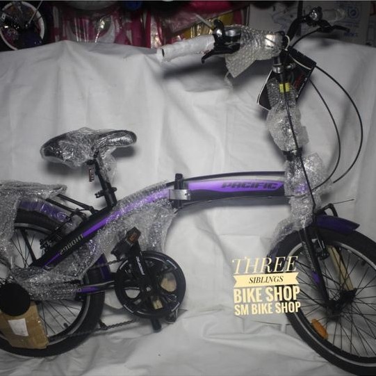 SEPEDA LIPAT PACIFIC 2980 HT SHIMANO 7 SPEED WARNA UNGU