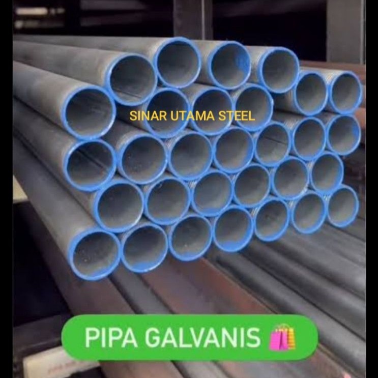 besi Pipa Galvanis 2inch /Pipa Galvanis 2 inch  # Pipa Galvanis 2 inchi tebal 1,5mm tebal 2mm
