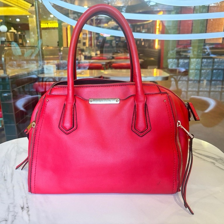 Tas Aldo Preloved Handbag Merah Sling Bag Elegan Original Kondisi Bagus