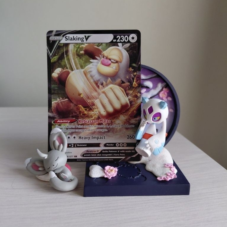 Kartu Pokemon TCG Indonesia Original Slaking V 059/071 SR