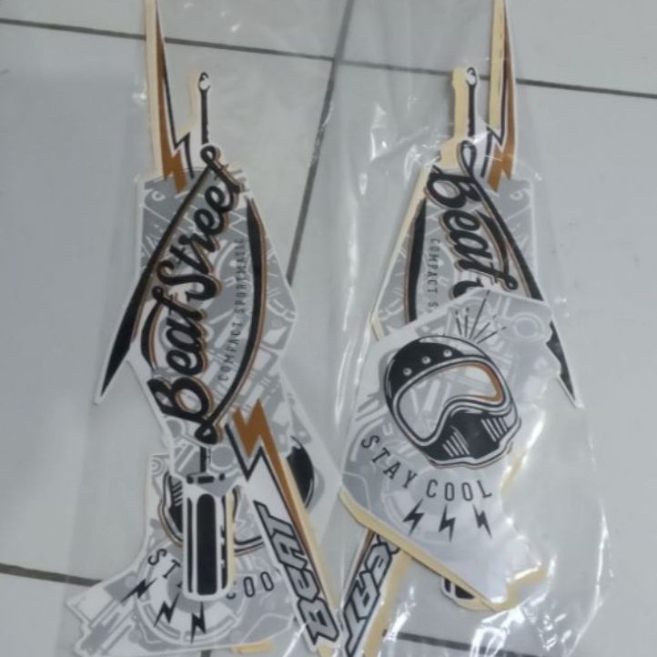 STRIPING STICKER BEAT STREET ESP TAHUN 2018 PUTIH ORIGINAL
