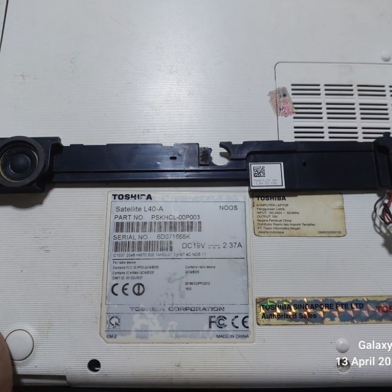 Speaker Laptop Toshiba Satellite L40D L40-D L40-A S40D-A S45D S40DT
