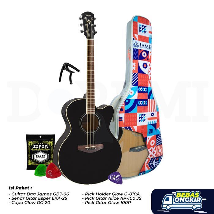 Paket Mobile Gitar Yamaha CPX 600 / CPX600 / CPX-600 - BLACK