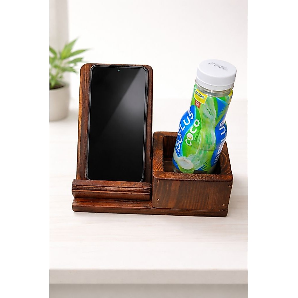 Stand Holder Handphone Kayu Bisa Request