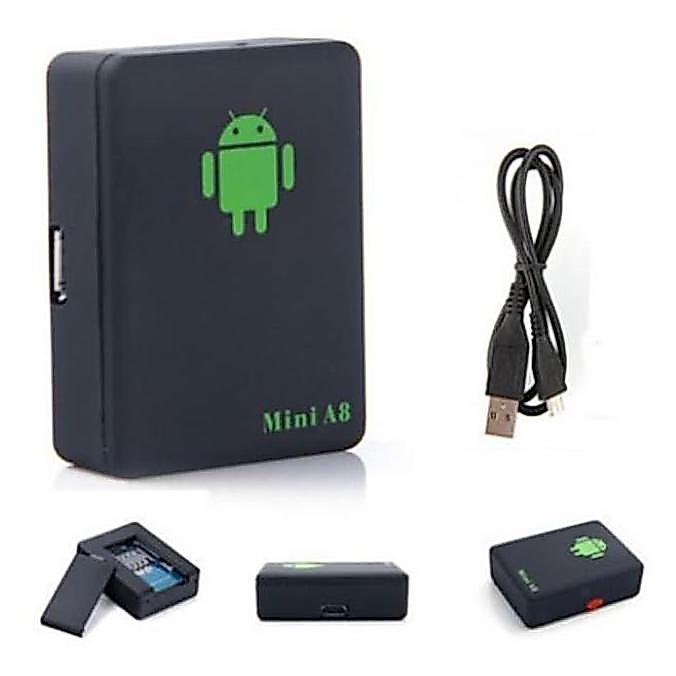 OREJELA Alat Sadap Lacak GPS/Alat Sadap Suara Mini A8 Tracker GPS (MAX)
