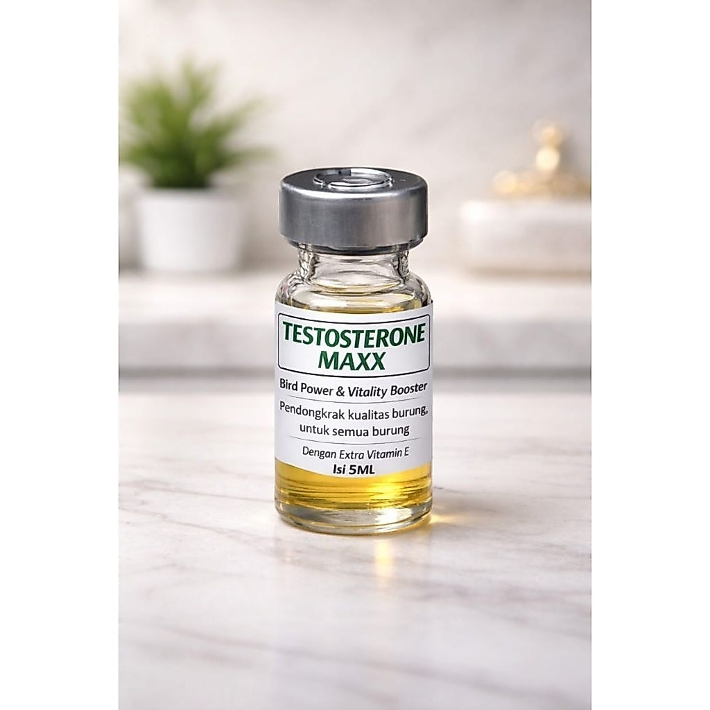 TESTOSTERONE MAXX hormon burung vitamin burung hormon