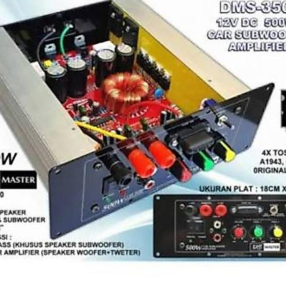 Power Kit Bass Monoblock Bass Master DMS 350... Watt Murni