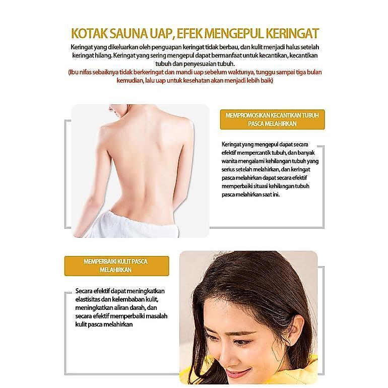 best sale jf kotak sauna / portable steam sauna alat pelangsing tubuh / alat spa /alat mandi uap -jf