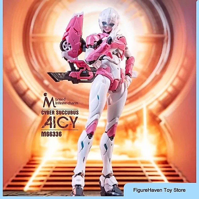 Meili Infinity M66336 17cm Arcee Transformer Assembly Model Kit Doll Desktop Ornament Robot Toys
