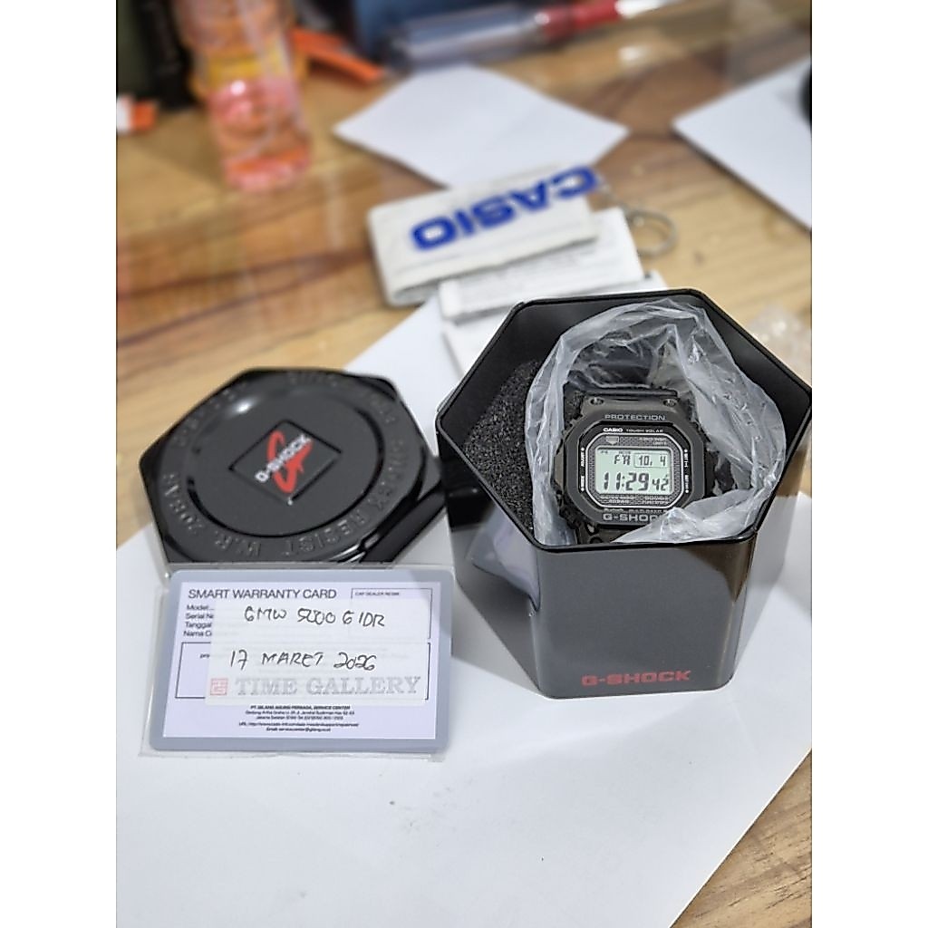 casio gshock gmw b5000g original like new