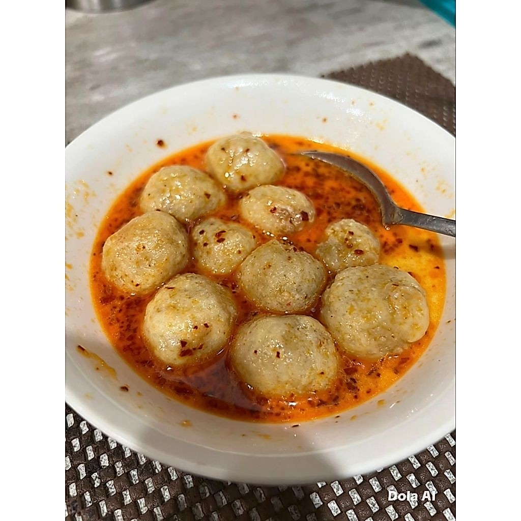 cimol kuah keju