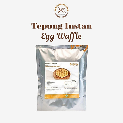 Jual Tepung Premix Egg Waffle Murah 1 Kg Bahan Kue Hongkong Waffle Berkualitas