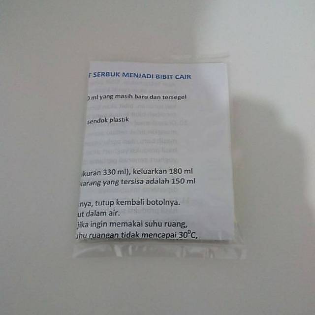 Bibit Yoghurt Bubuk, Biang Yoghurt Bubuk 20 gram.