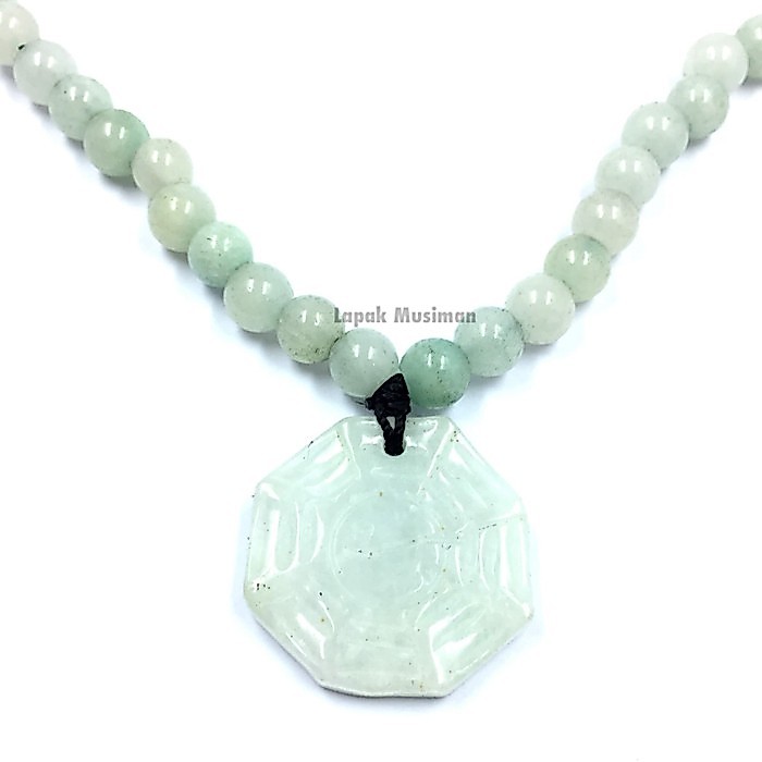 KALUNG BATU GIOK BURMA GRADE A HIJAU ASLI NATURAL