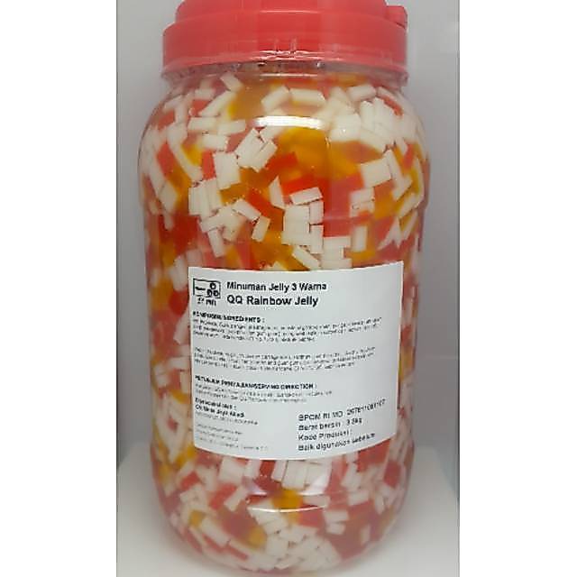 ITPIN QQ RAINBOW JELLY PREMIUM / RAINBOW JELLY ITPIN TOPPING MINUMAN