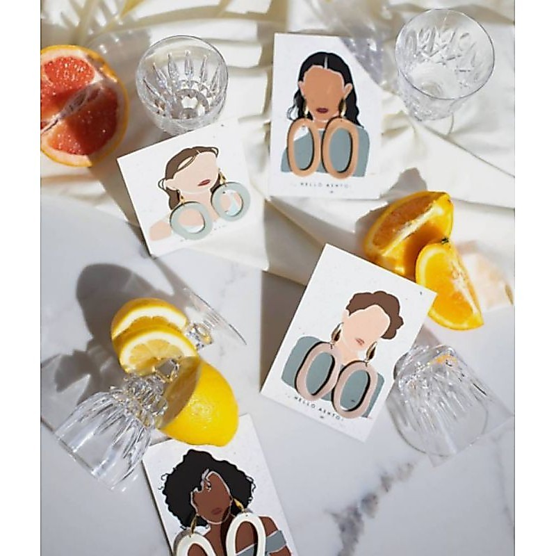 NARCRAFT CUSTOM EARRING PACKAGING / KERTAS DUDUKAN KEMASAN ANTING ANTING / KEMASAN CUSTOM