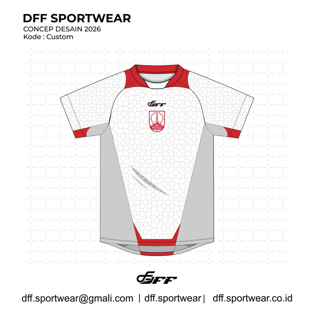FTSBI001 | DFF FANTASY TIM  PERSIS SOLO | Jersey Fantasi Full Printing Dri-Fit Premium Custom Nama N