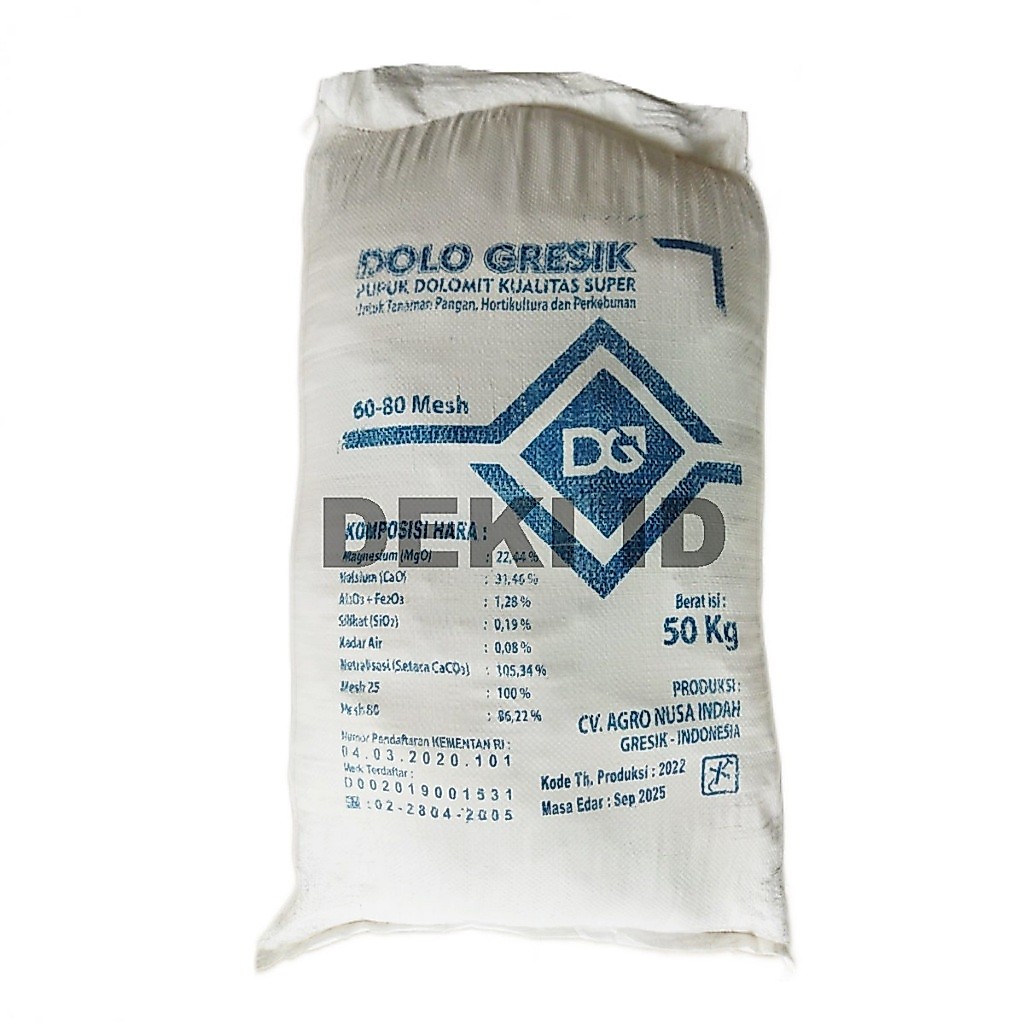 Happypaws21 Kapur Dolomit 50 Kg Via Pupuk Dolomite Kalsium Super Pertanian Tani Ternak Tambak Alas
