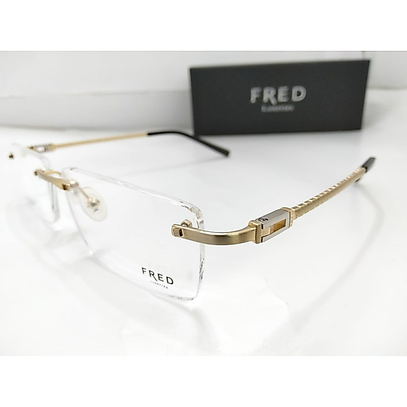 Frame Kacamata Frameless Bor Fred Titanium Model Casual