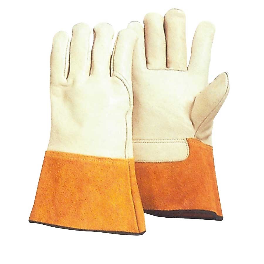 KRISBOW GLOVE WELDING TIG LTR 12IN GOLD SRSG302 KW1000419