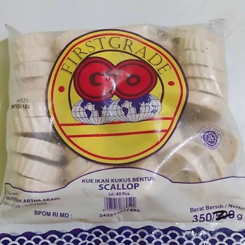 Scallop Go / Go scallop 450gr/ Scallop ikan/ GO SCALOP