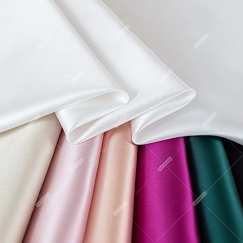 Kain Satin Meteran 1-10 Meter
