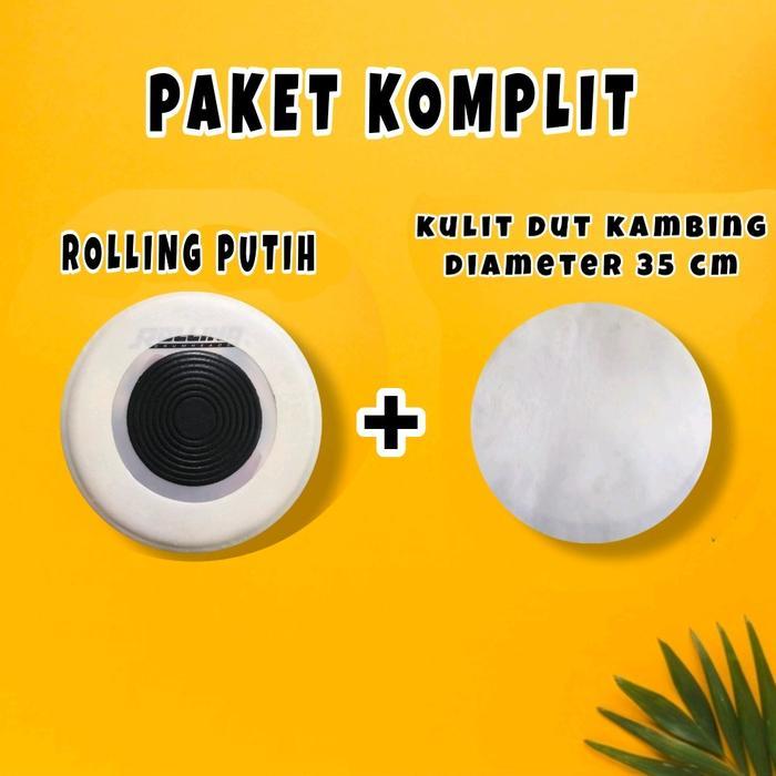 Paket Mika dan Kulit Ketipung ROLLING - Putih     Berkualitas