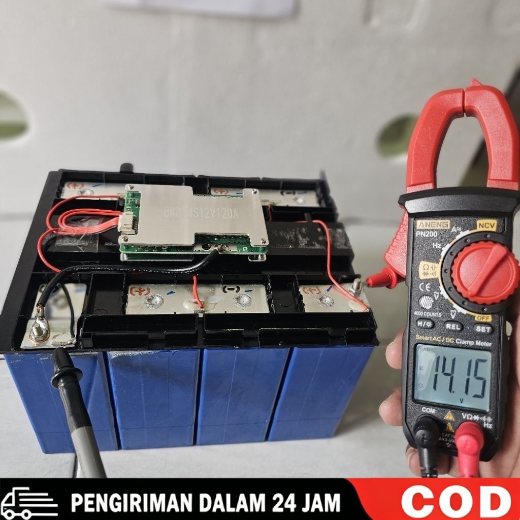 Baterai Lifepo4 24Volt / 12V 100Ah/120AH Siap Pakai UPS baterai lifepo4 24v 100ah baterai lifepo4 12