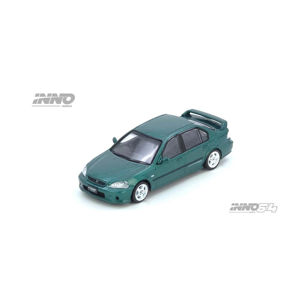 INNO 1:64 CIVIC Ferio Si (EK) Green Diecast Model Car