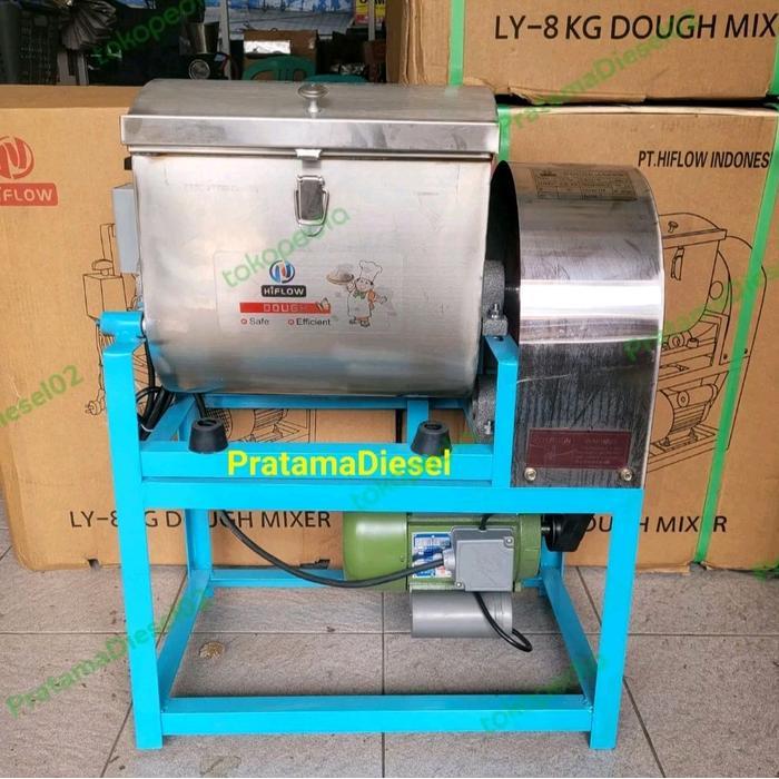 Mesin Pengaduk Adonan 5KG CARLTON HMJ-5 Stainles Mixer Adonan Mangkuk Berputar Dought - 8KG