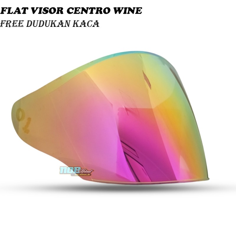 Kaca Helm Flat Venom Iridium Untuk Helm TOD PHM BIP MRJ DYR G2