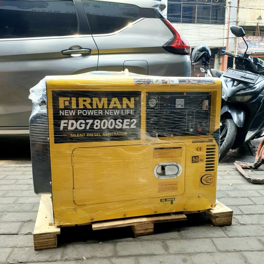 PROMO FIRMAN GENSET 6KVA DIESEL SILENT FDG7800SE2 FIRMAN
