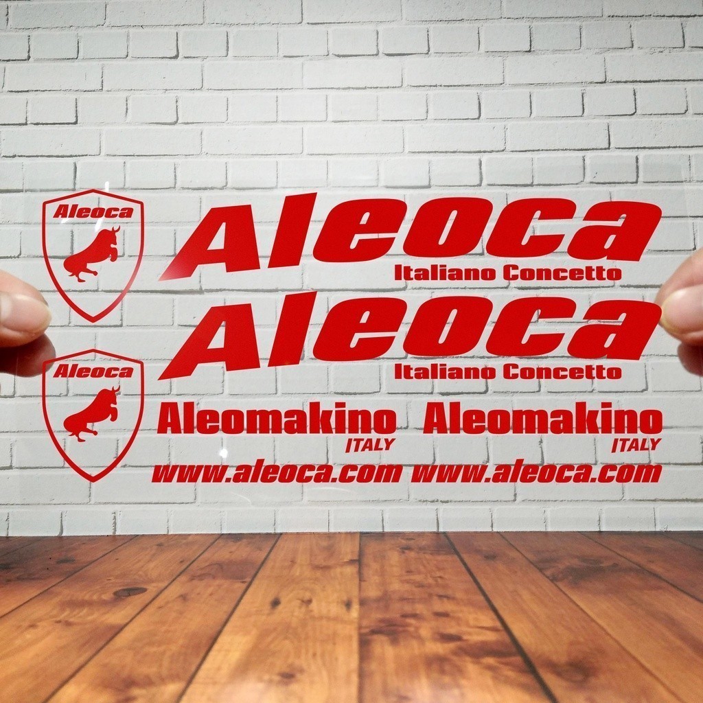 Cutting Sticker Aleoca Variasi Sepeda Frame Aksesoris Body Style Lipat Keren Decal Striping Bike Roa