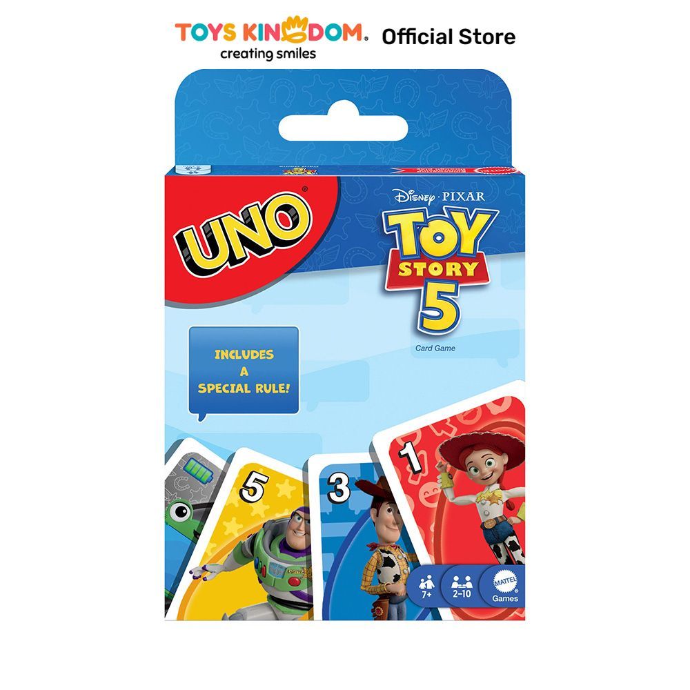 Toys Kingdom UNO Kartu Disney Pixar Toy Story 5 - Mix Game Card Permainan Kartu Party Card Mainan Ka