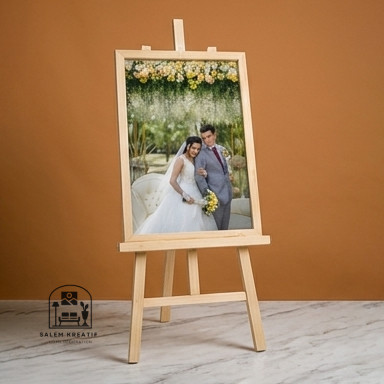 Paket Cetak Foto Prewedding + Bingkai + Stand Ukuran 12R (30x40cm) Custom Cetak Foto 12R Cetak Foto 